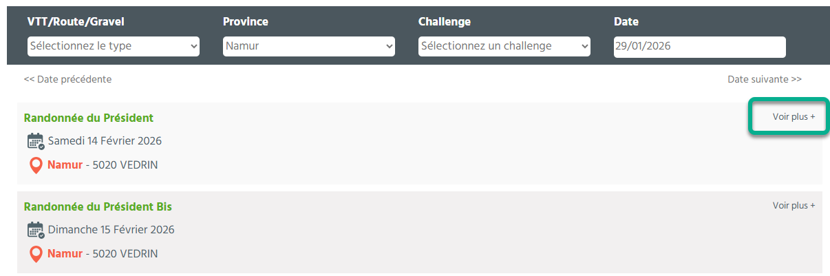 calendrier ffbc resultat recherche